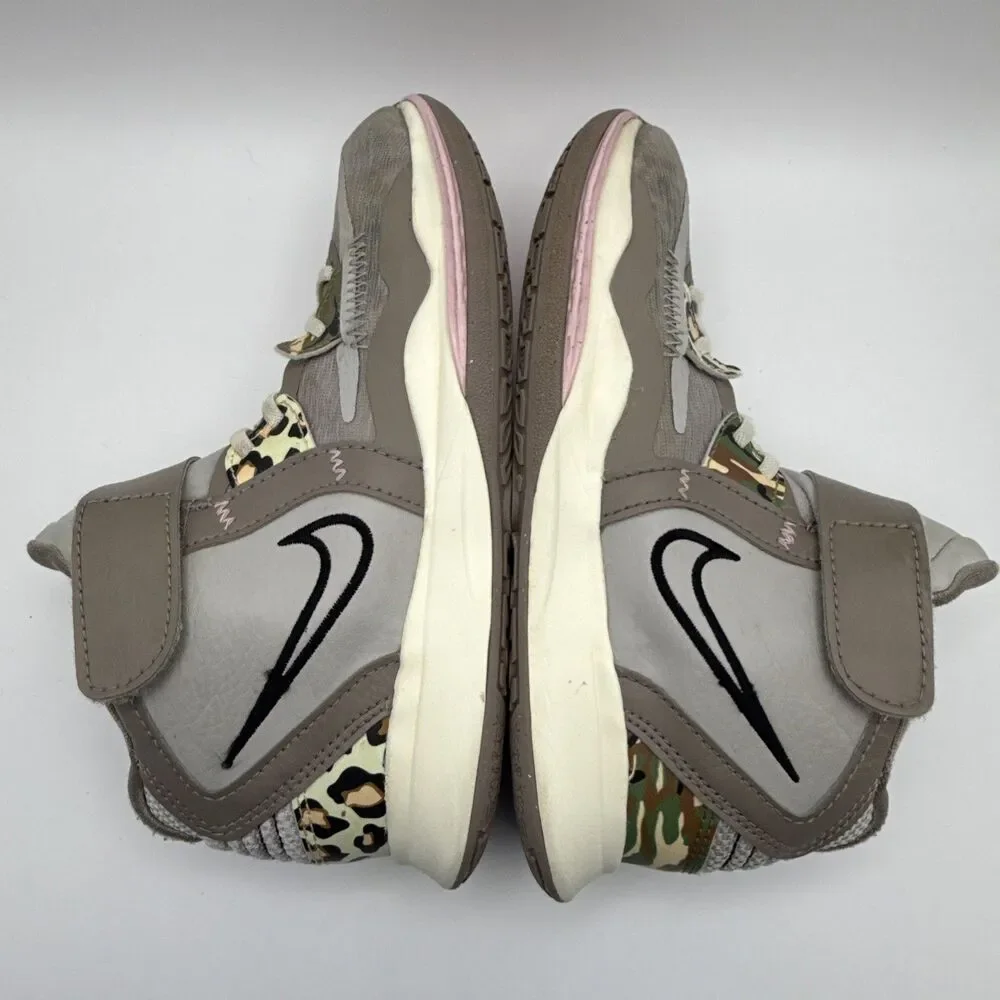 Youth Nike Kyrie Infinity Pre-School Basketball Shoes Leopard Camo Size 2.5Y